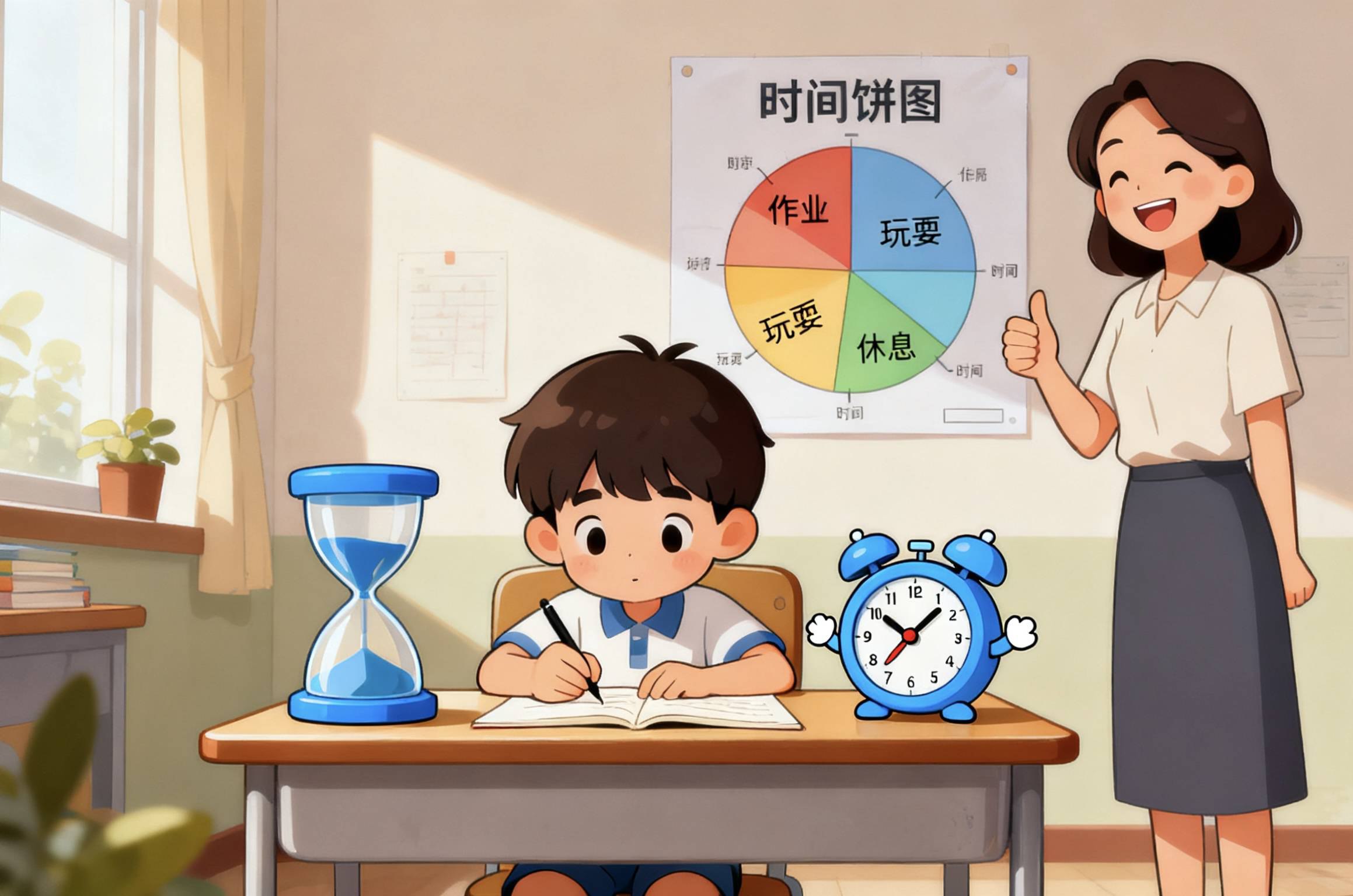乔智大叔给孩子的时间管理+认知手册 (手绘版)