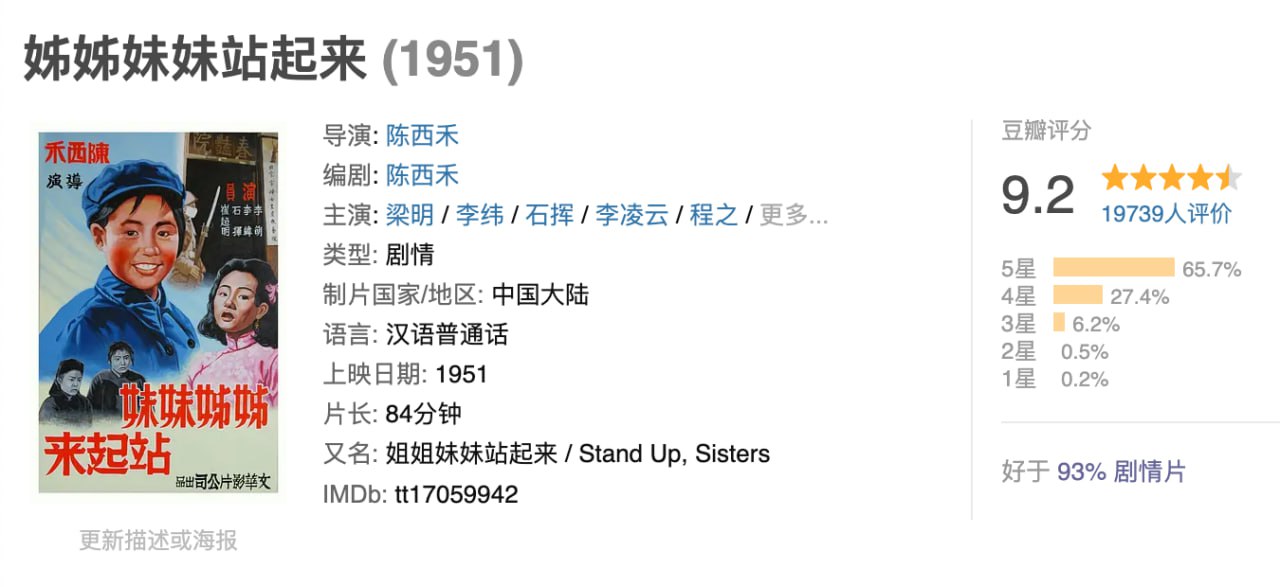 姊姊妹妹站起来.1951.720p.国语中字