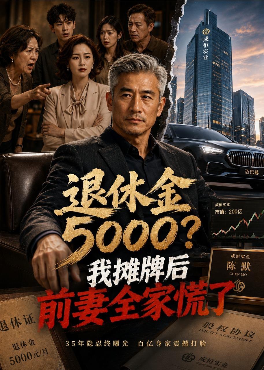 退休金5000我摊牌后前妻全家慌了 (53集) AI短剧 | 短剧