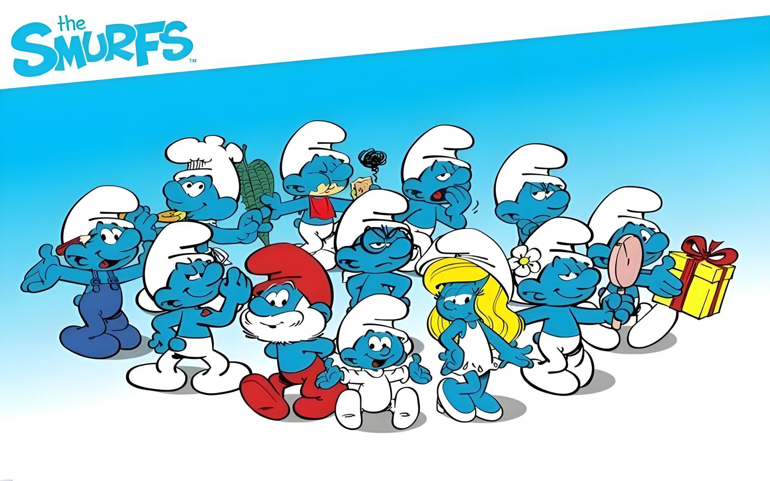 经典童话绘本故事蓝精灵 The Smurfs