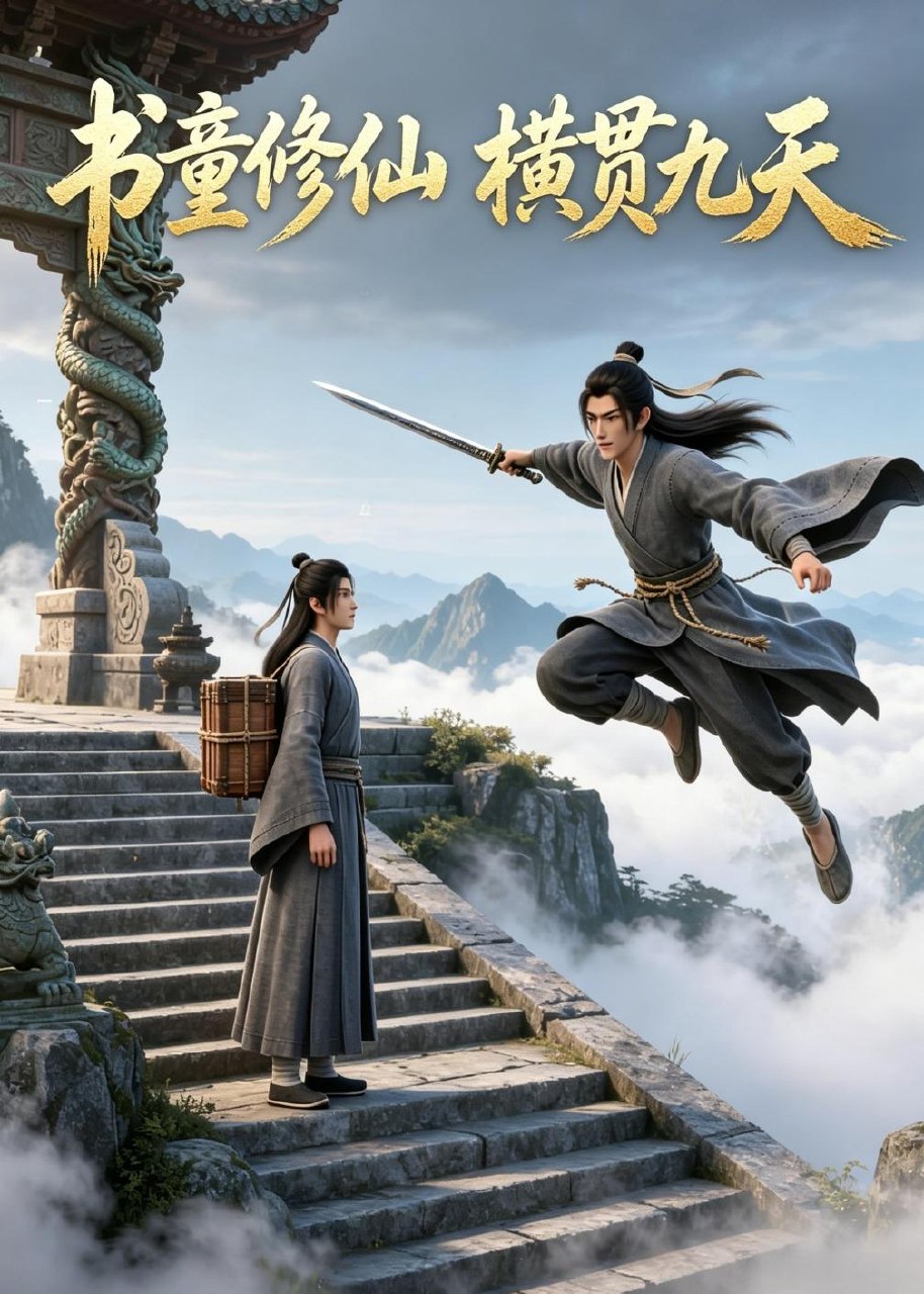 书童修仙横贯九天 (19集) Ai短剧 | 短剧