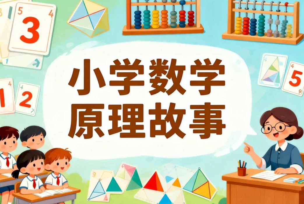 小学1-6年级数学原理故事，用故事讲透数学原理
