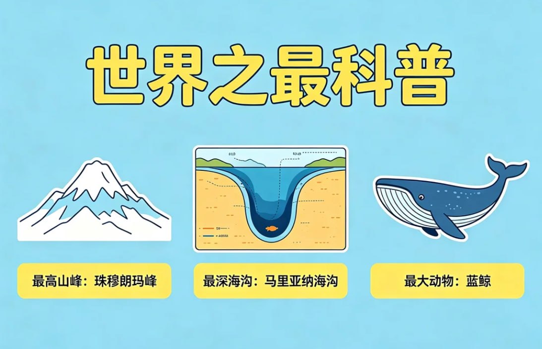 世界之最科普，满足孩子对极限的好奇心