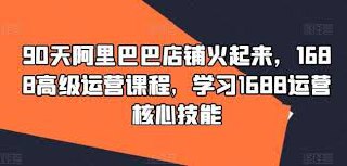 学习1688运营核心技能