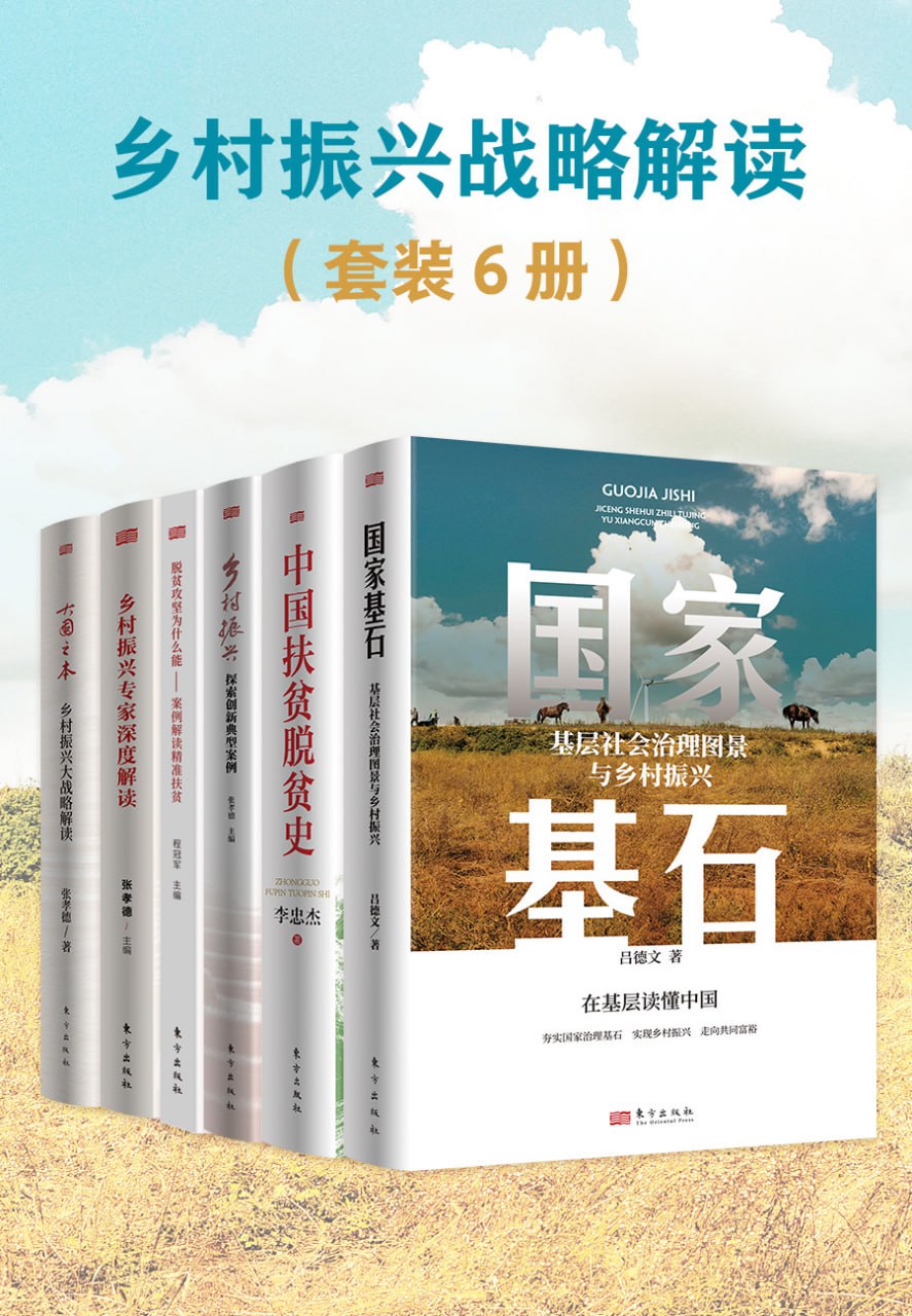 乡村振兴战略解读（共六册） [﻿套装合集] [pdf+全格式]