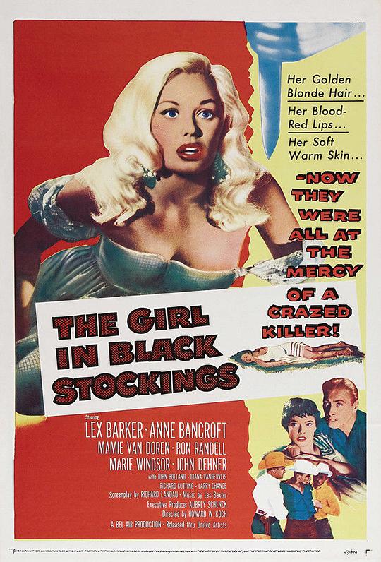 翠湖艳尸案 The Girl in Black Stockings (1957) 1080p 原盘Remux 已刮削