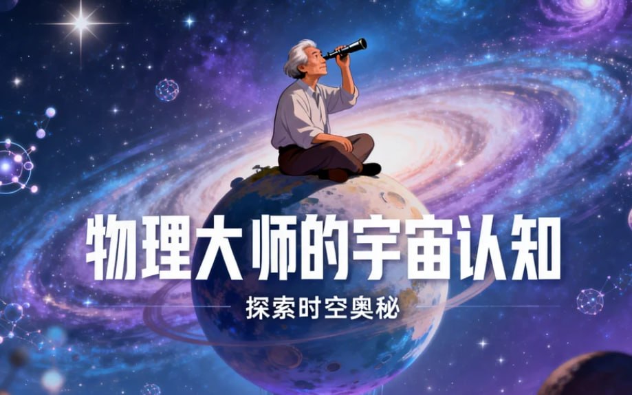 牛顿爱因斯坦的时空观，轻松读懂物理大师的宇宙认知