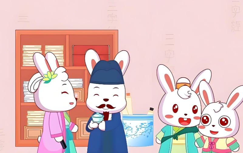 兔小贝国学三字经启蒙课，动画儿歌轻松学经典
