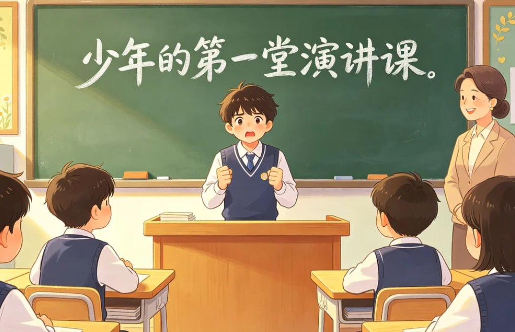 少年的第一堂演讲课，让孩子自信开口惊艳全场