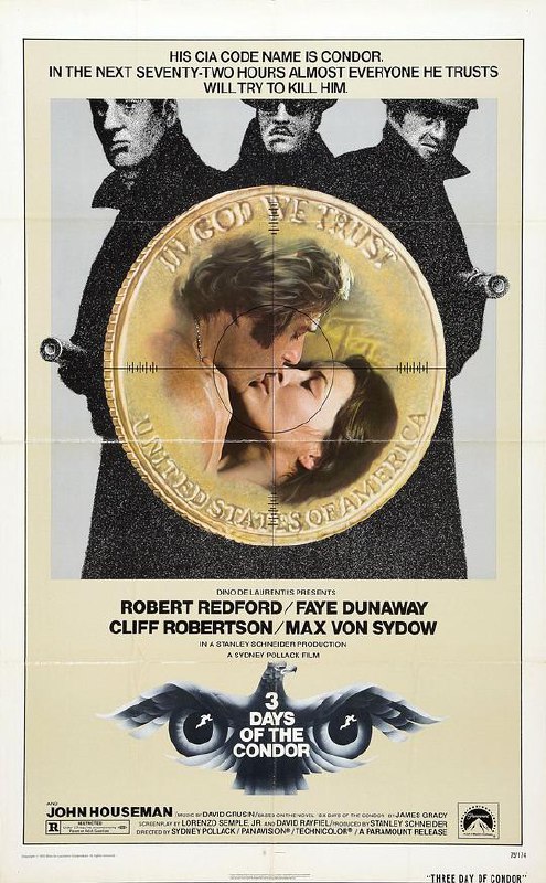 秃鹰七十二小时 Three Days of the Condor (1975) 4K/2160p 原盘Remux 中文字幕 已刮削