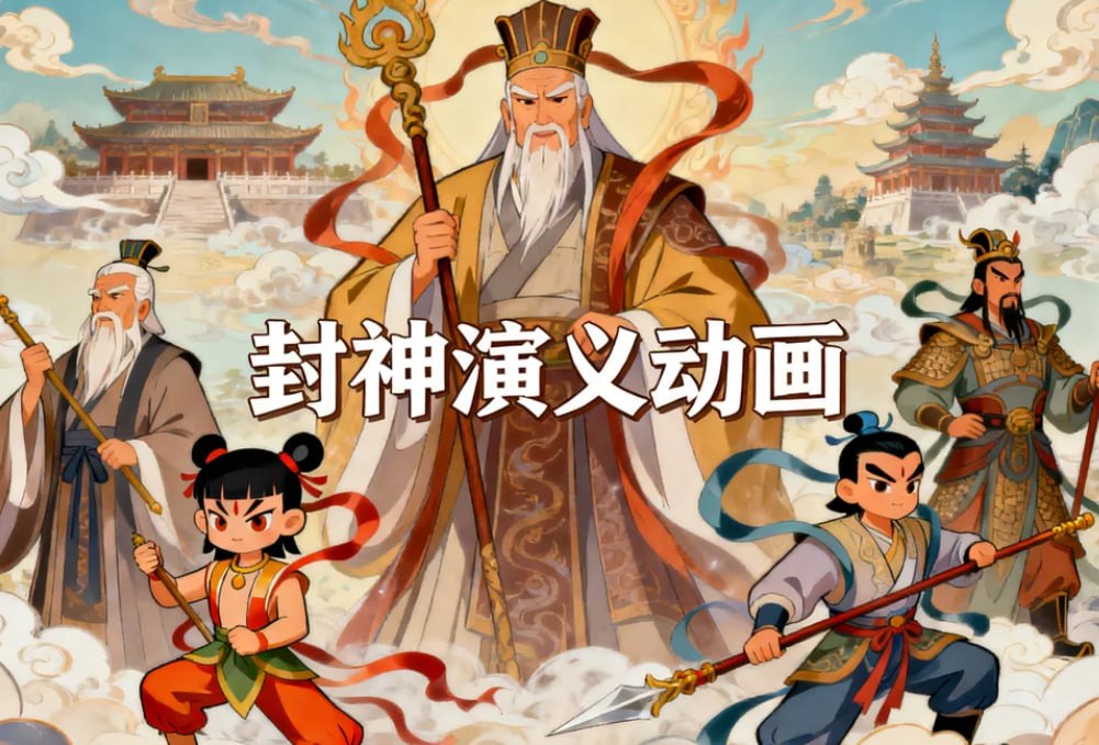 封神演义动画，带孩子走进东方奇幻史诗