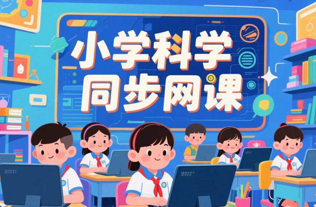 小学科学同步网课动画片 ，与课本同步的趣味科学启蒙
