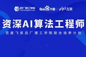 百度飞桨联合设计双证资深AI实战工程师（CV方向）