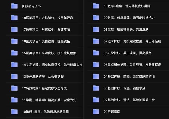 丁香医生：护肤攻略和护肤品电子书合集