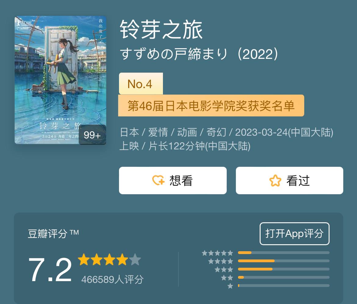 铃芽之旅 （2024） 特效字幕