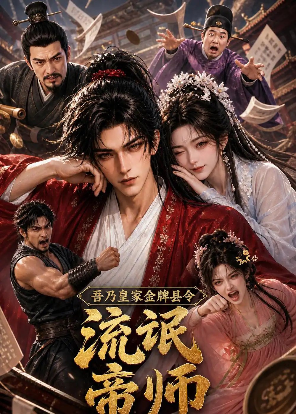 流氓帝师，吾乃皇家金牌县令&流氓帝师吾乃皇家金牌县令（253集）AI短剧