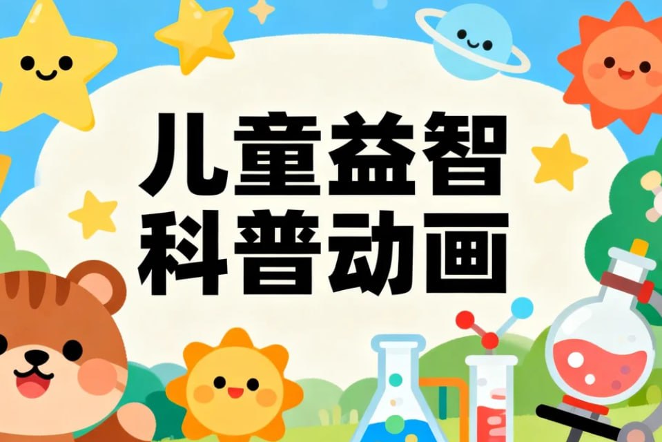 可可小爱儿童益智科普动画，生活安全+好习惯+情商启蒙