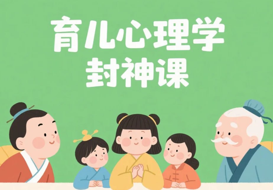 育儿心理学封神课，一站式解决叛逆+不听话等管教难题