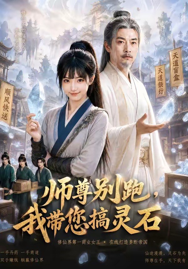 师尊别跑我带您搞灵石 (50集) | 短剧