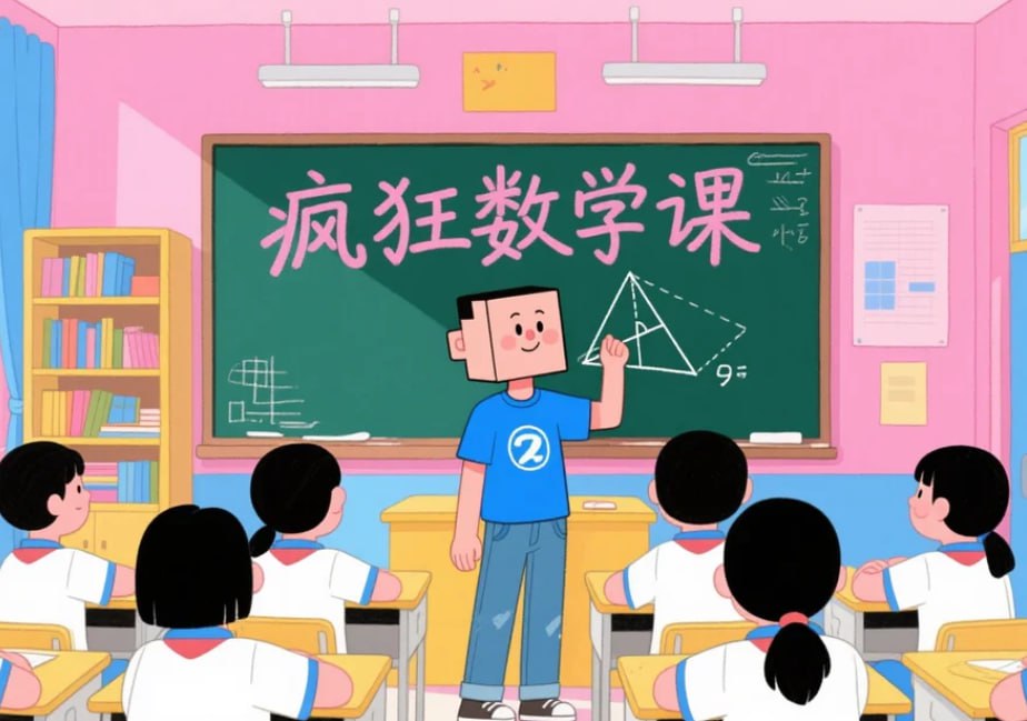 方块哥疯狂数学课，1-6年级趣味数学思维系统训练