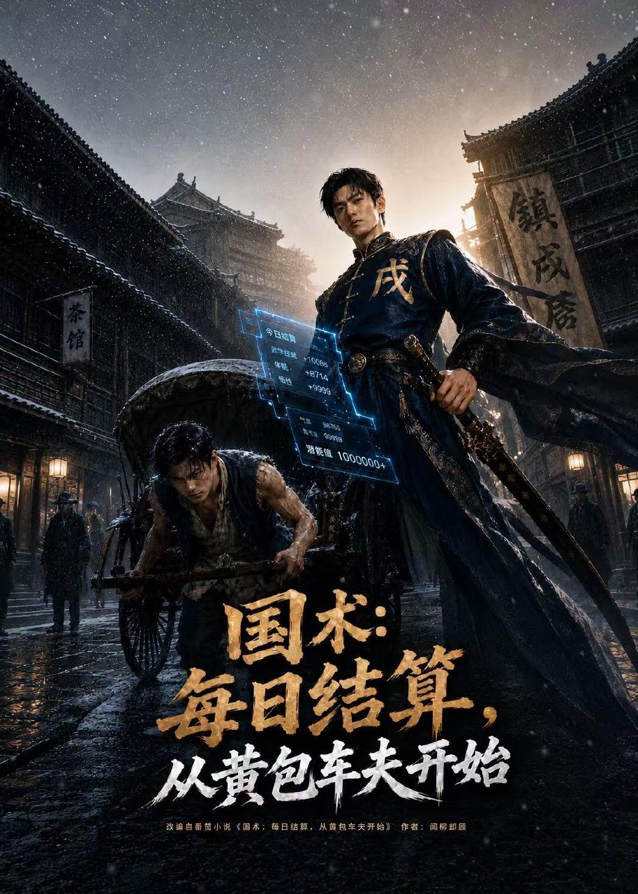 国术每日结算从黄包车夫开始 (70集) AI短剧 | 短剧