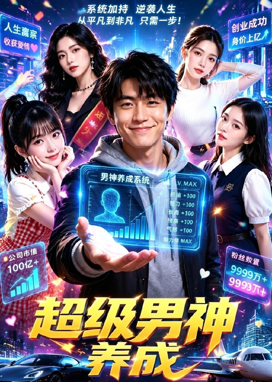 超级男神养成 (80集) AI短剧 | 短剧