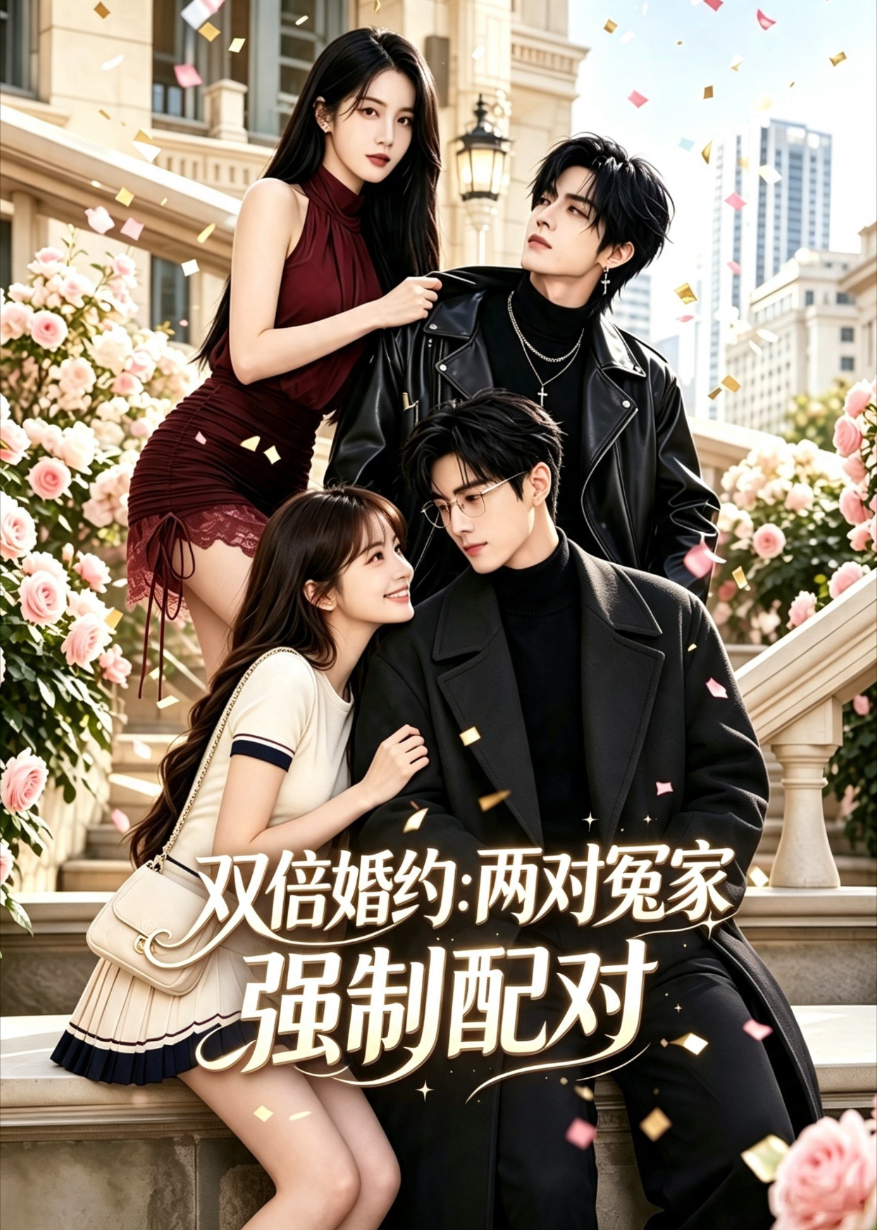 双倍婚约两对冤家强制配对 (59集) | 短剧