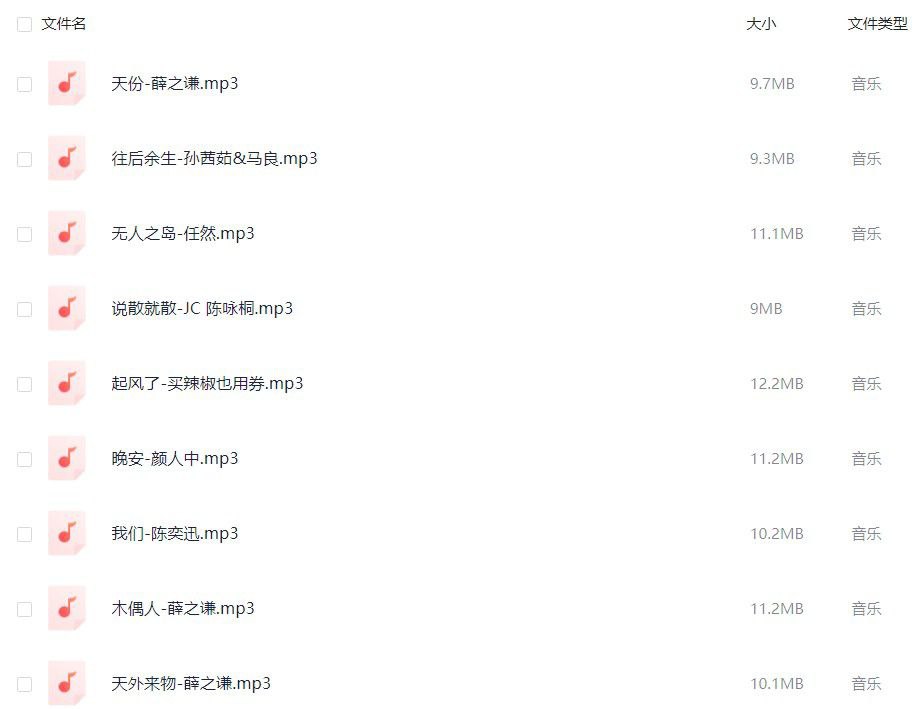 网易云评论最多的中文歌曲TOP50