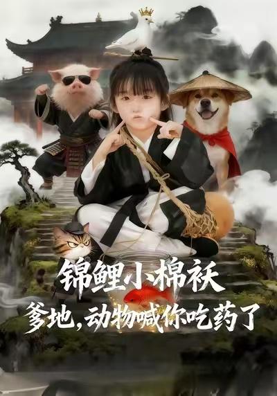 锦鲤小棉袄爹地，动物喊你吃药了（50集）维尼&张宸彬