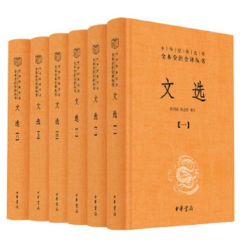 文选 - 全六册套装（我国现存首个影响深远的诗文总集，精选先秦至南朝梁的名家名篇）