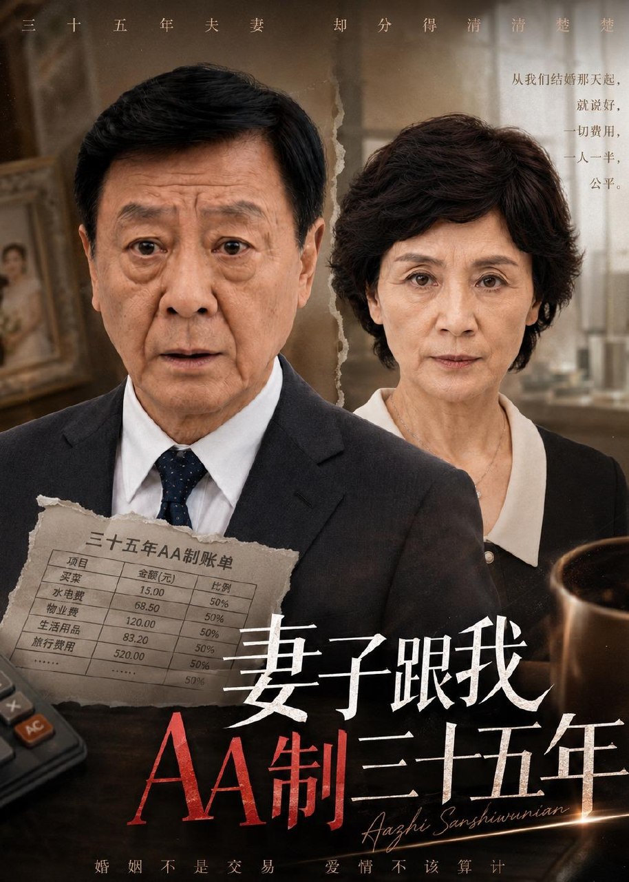妻子跟我AA制三十五年 (42集) AI短剧 | 短剧