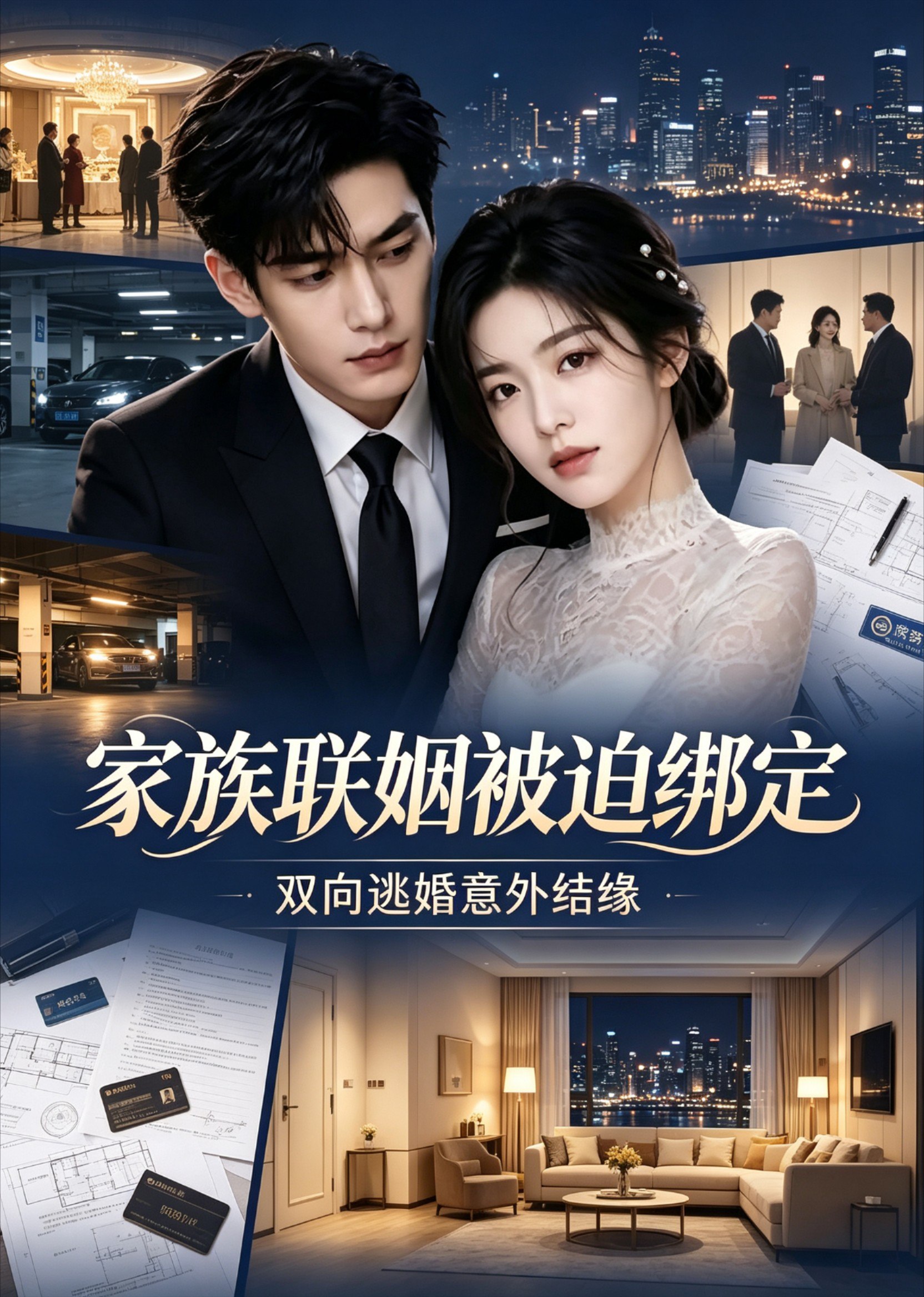 家族联姻被迫绑定双向逃婚意外结缘 (43集) | 短剧