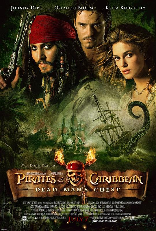 加勒比海盗2：亡灵的宝藏 Pirates of the Caribbean: Dead Man's Chest (2006) 4K/2160p 原盘Remux 中文字幕 已刮削
