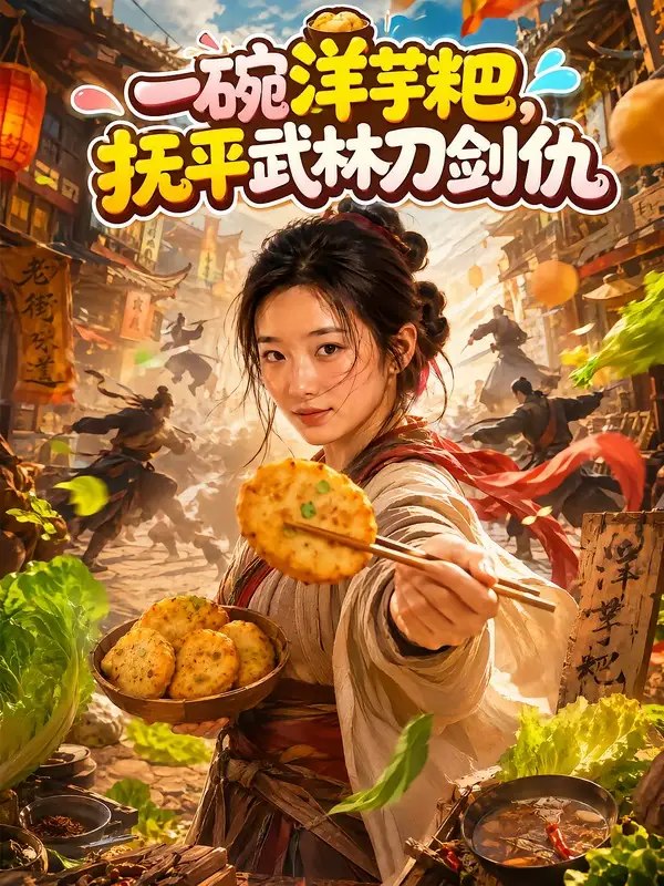 一碗洋芋粑，抚平武林刀剑仇&一碗洋芋粑抚平武林刀剑仇（104集）AI短剧