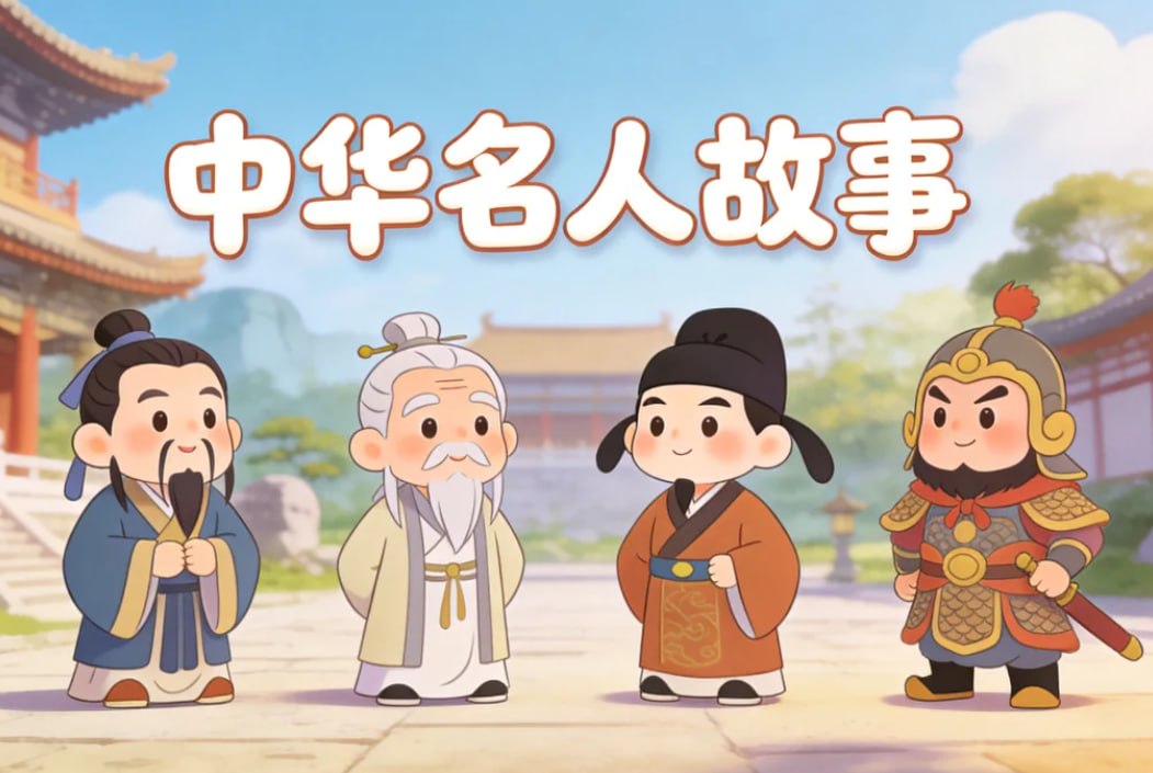 中华名人故事动画，汲取榜样力量启迪孩子人生