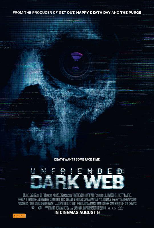 解除好友2：暗网 Unfriended: Dark Web (2018) 1080p 原盘Remux 中文字幕 已刮削