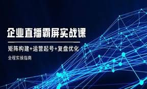 企业矩阵直播霸屏实操课程