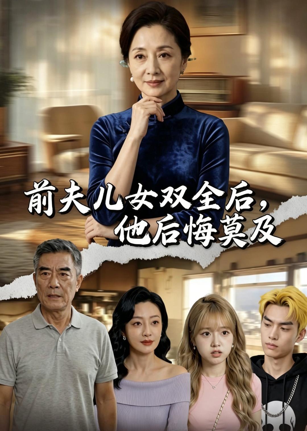 前夫儿女双全后他后悔莫及 (50集) Ai短剧 | 短剧