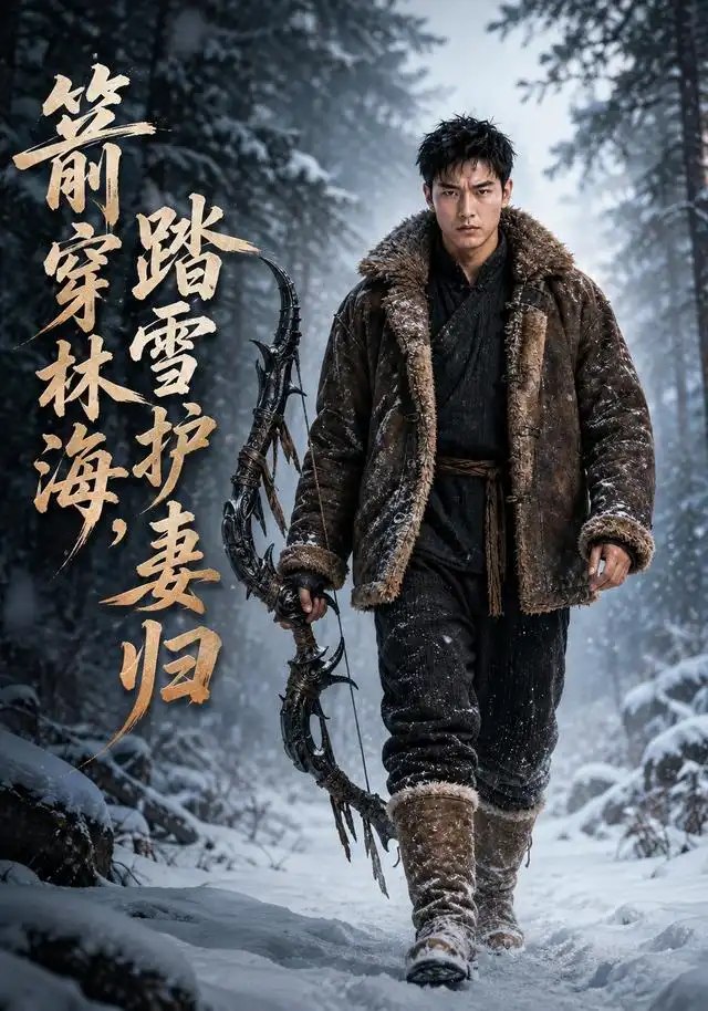 箭穿林海，踏雪护妻归&箭穿林海踏雪护妻归（49集）AI短剧