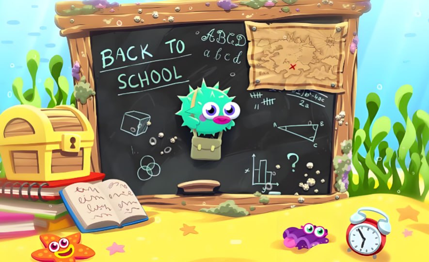 Back to School 儿童视频特辑，趣味校园生活的动画资源
