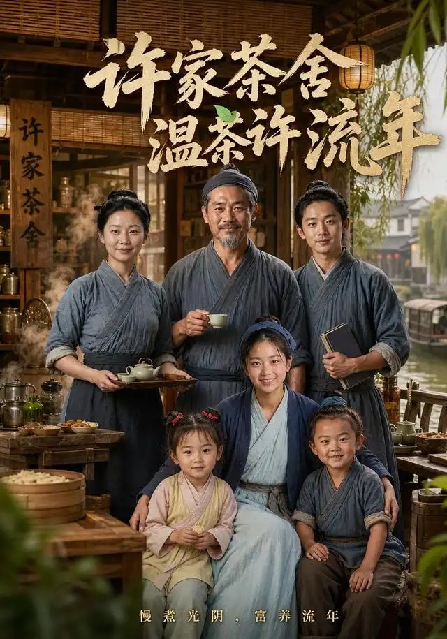 许家茶舍，温茶许流年&许家茶舍温茶许流年（75集）AI短剧