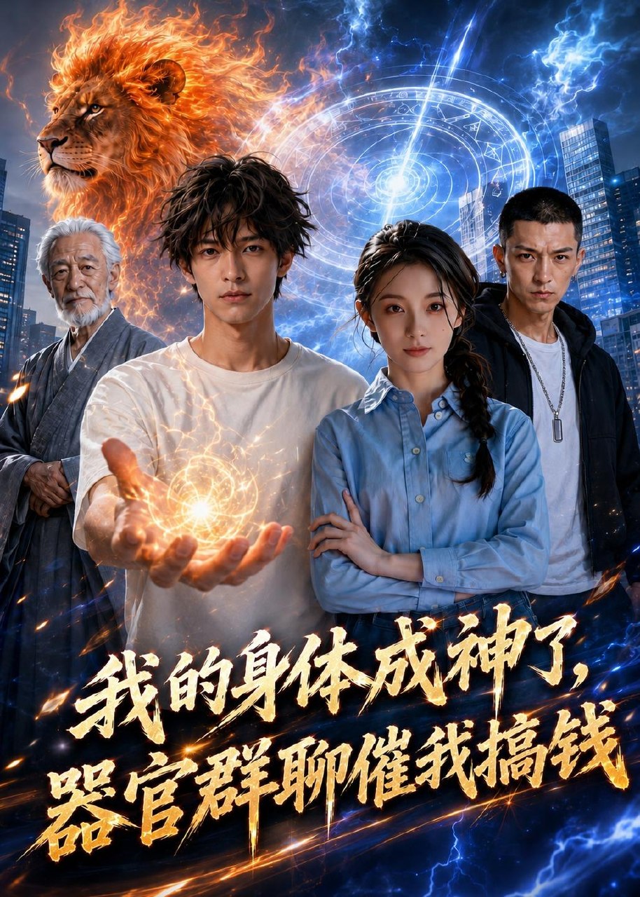 我的身体成神了器官群聊催我搞钱 (58集) AI短剧 | 短剧