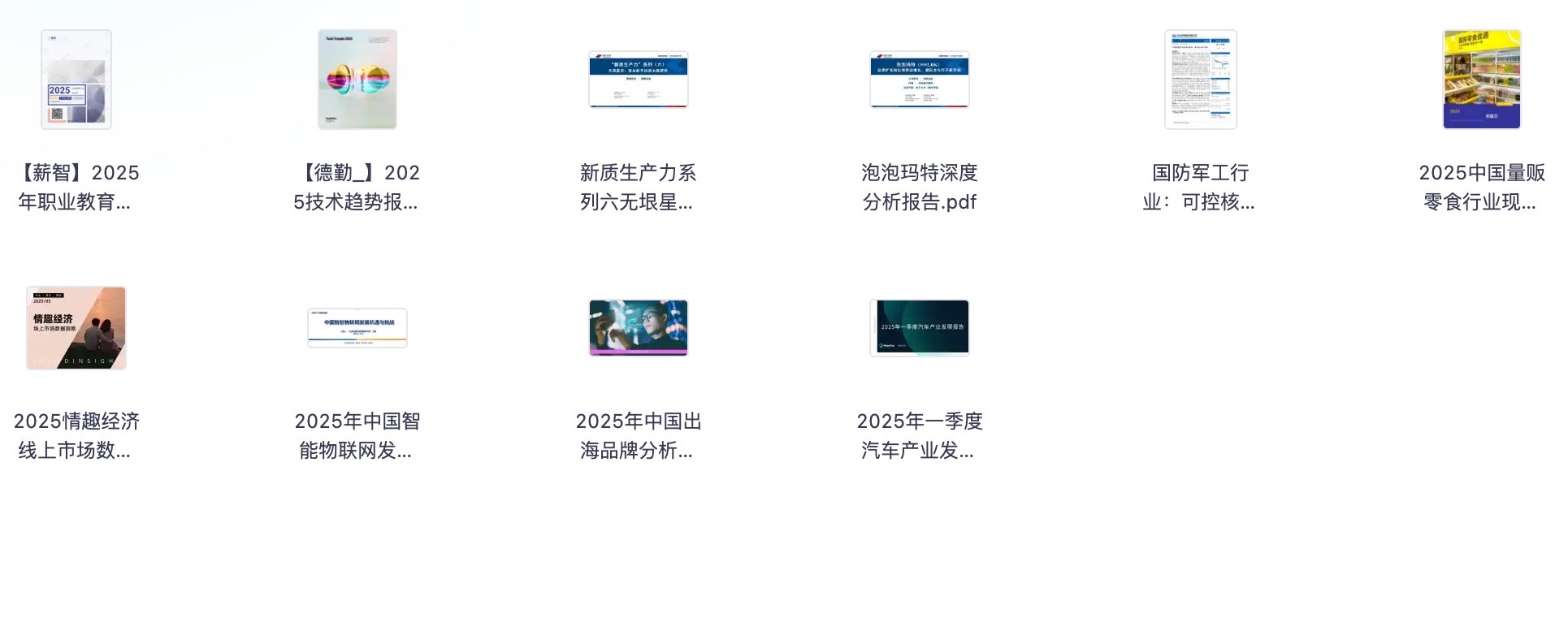 行业报告分享20250619
