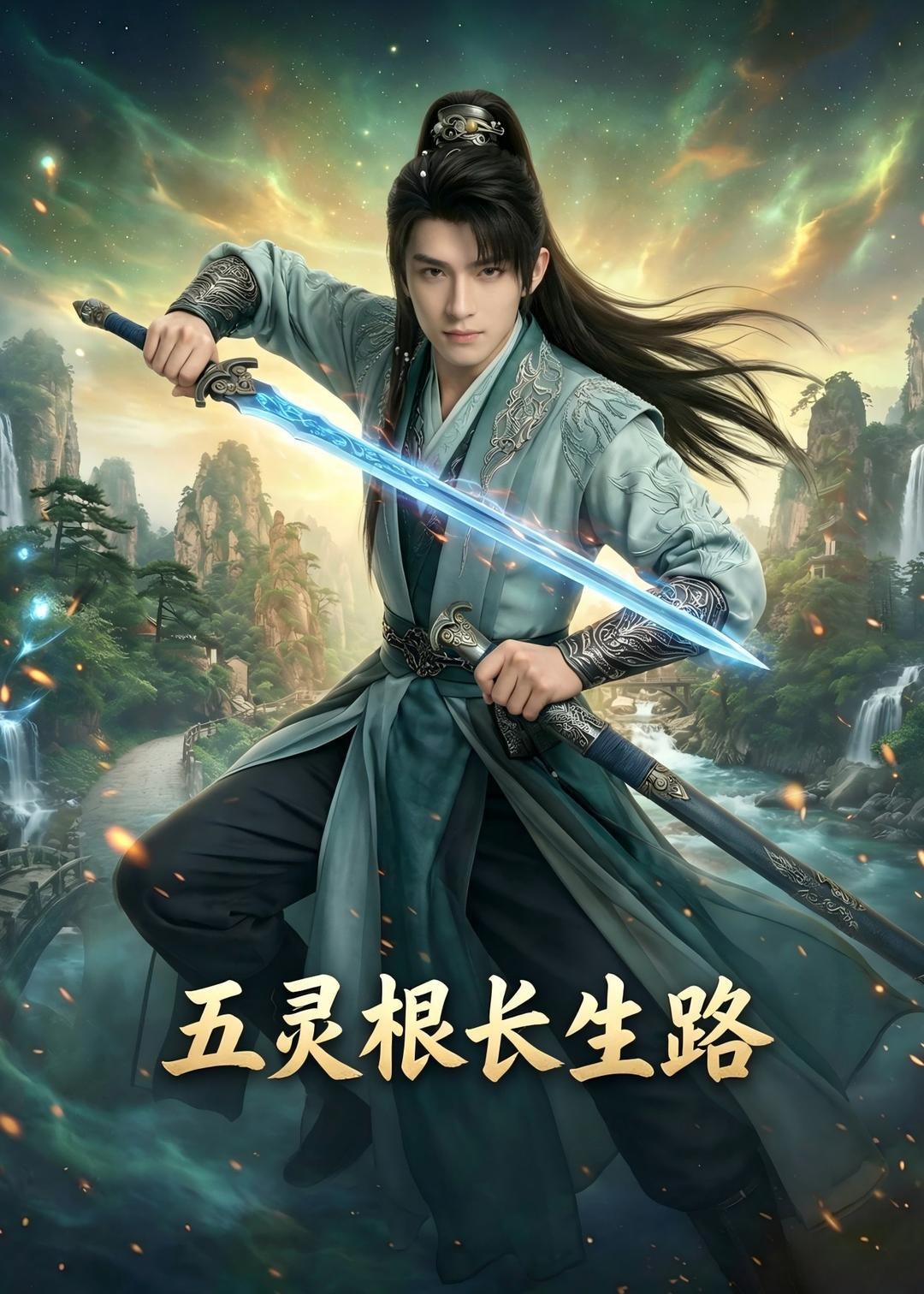 五灵根长生路 (70集) Ai短剧 | 短剧