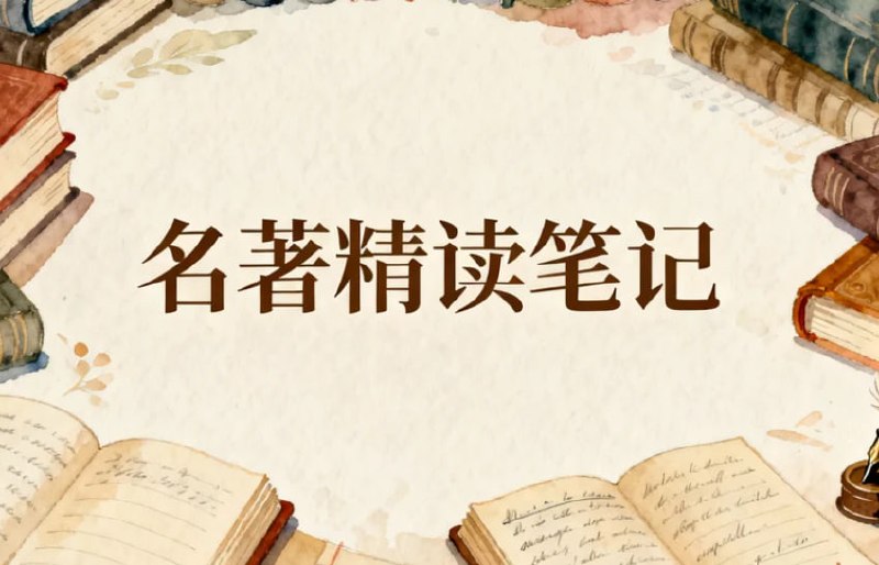 50部名著精读笔记合集，高效掌握核心精华