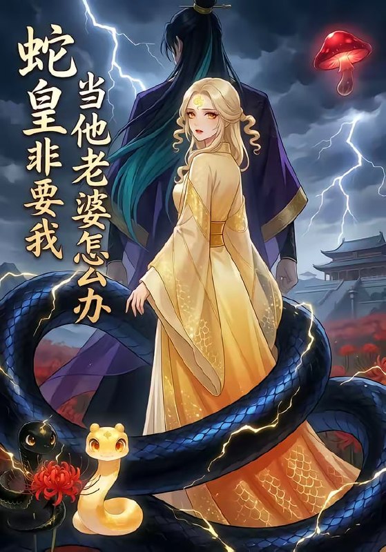 蛇皇非要我，当他老婆怎么办（34集）|短剧