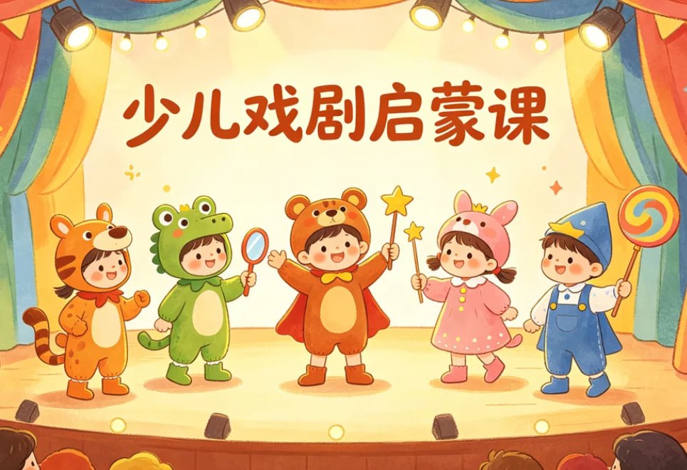 少儿戏剧启蒙课，在表演中爱上表达与写作