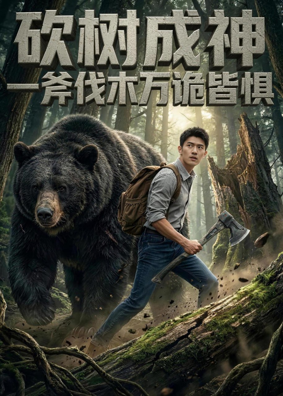 砍树成神：一斧伐木万诡皆惧（92 集）Ai 短剧