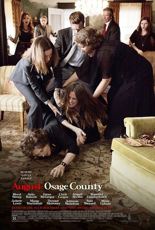 八月：奥色治郡 August: Osage County (2013) 1080p 原盘Remux 中文字幕 已刮削