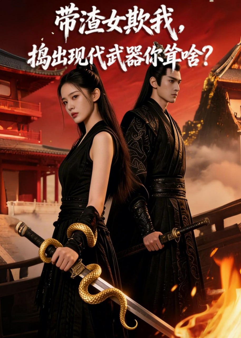 带渣⼥欺我，捣出现代武器你耸啥？（62集）Ai短剧|短剧